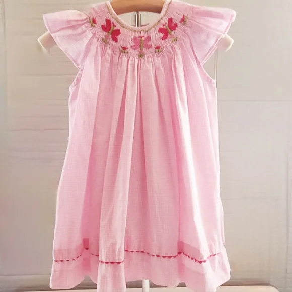 Smocked Butterfly Dress - Picture 1 of 11